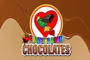 Coloring Book Chocolates Cartaz