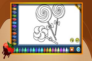 Coloring Book Chocolates captura de pantalla 1