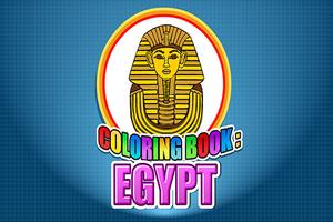 Coloring Book Egypt Affiche