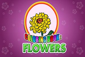 Coloring Book Flowers poster