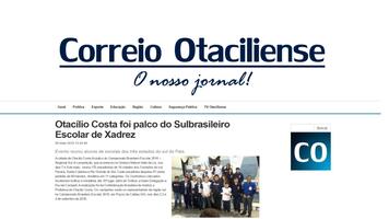 Jornal Correio Otaciliense syot layar 1