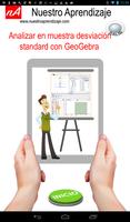 Analizar muestra desviación standard con GeoGebra poster