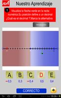 3 Schermata Decimales y Recta Numérica