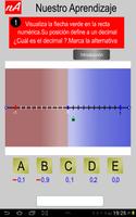 1 Schermata Decimales y Recta Numérica