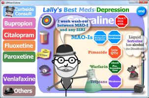 Depression: Lally's Best Meds Affiche