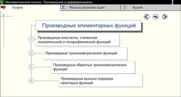 Производные. Мат.анализ capture d'écran 2