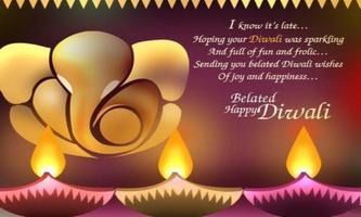 Free Diwali Greeting ecard capture d'écran 1