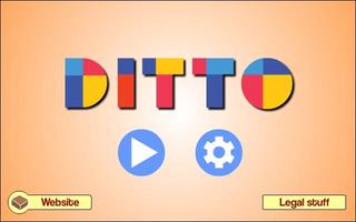 Ditto - Shape Puzzle الملصق