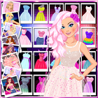 👗Dolls Fashion Make Up & Dress Up Games biểu tượng