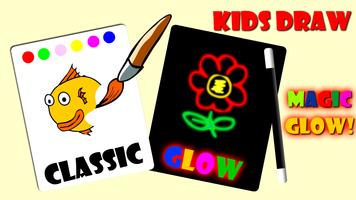 Jeux coloriages pour enfants Affiche