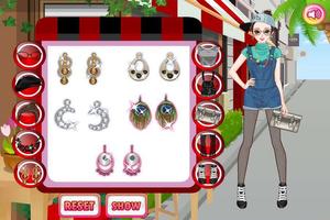 fashion girl dress up game Affiche