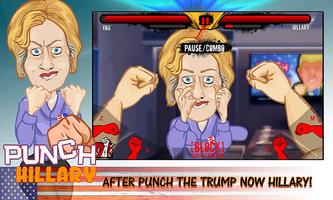Punch Hillary poster