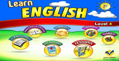 Learn English -Level 4 Affiche