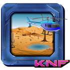Knf Escape From desert using helicopter icône