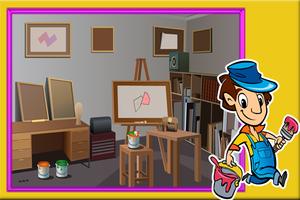 Escape Games : Painter House স্ক্রিনশট 1