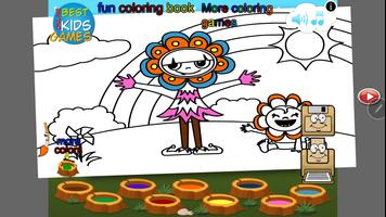 Fun Book with Coloring Pages ポスター