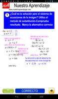 3 Schermata Resolver por substitución sistema de ecuaciones