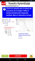 Resolver por reducción sistema de ecuaciones capture d'écran 2