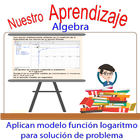 Aplican modelo logaritmo para solución de problema icône