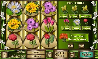 Flower Slots Machine Free स्क्रीनशॉट 1