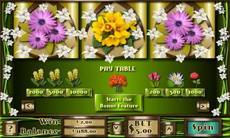 Flower Slots Machine Free capture d'écran 2