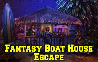 Fantasy Boat House Escape Affiche