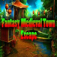 Fantasy Medieval Town Escape Poster