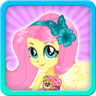 Dress up Fluttershy Pony icon