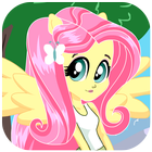 Dress up Fluttershy icône