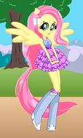 Dress up Fluttershy تصوير الشاشة 1