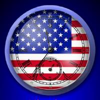 2 Schermata American Flag Alarm Clock