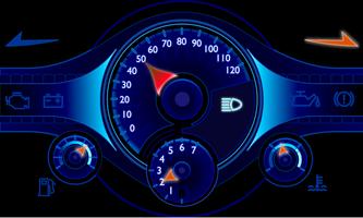GPS Speedometer Plakat