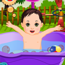 APK Kids Game: Garden Baby Bathing