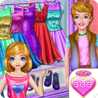 Girl Dress Up Shopping Games आइकन