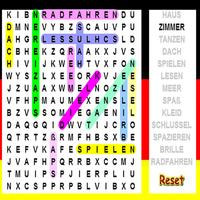 Poster German Word Search -  FREE