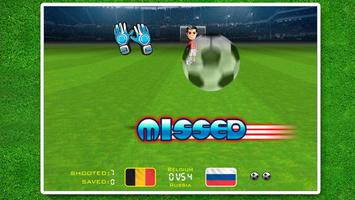 Goalkeeper Soccer Cup 2014 اسکرین شاٹ 2