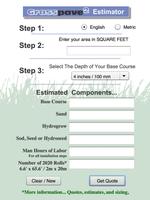 Grasspave2 Estimator screenshot 3