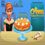 Anna cooking Cheese Cake