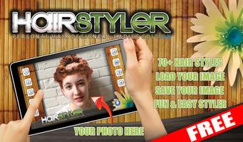 FREE Virtual Hair Styler Style Affiche