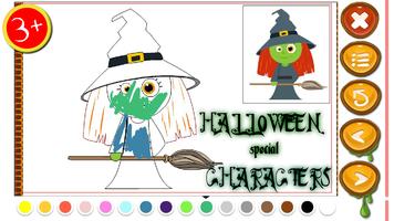 Halloween paint draw for kids capture d'écran 2