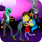 Halloween Zombie kiss icon