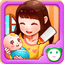 快乐的妈妈生下可爱的婴儿宝贝 APK