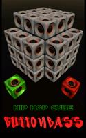 ButtonBass Hip Hop Cube الملصق