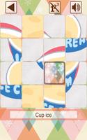 Ice cream slide puzzle captura de pantalla 1