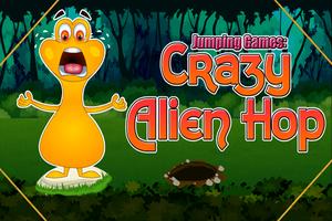 Jumping Games :Crazy Alien Hop Affiche