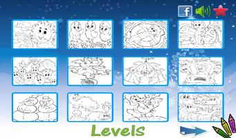 Jeux de coloriage pour enfants Affiche