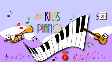 Le cours de piano pour bébés Affiche