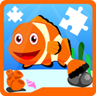 آیکون‌ Kids Fish Jigsaw Puzzle