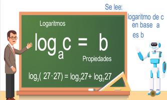 برنامه‌نما Logaritmos, propiedades عکس از صفحه