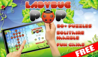 Скачать FREE Marble Solitaire LadyBug APK
